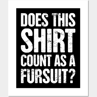 Funny Anthro Furry Fandom Fursuit Con Gift Posters and Art